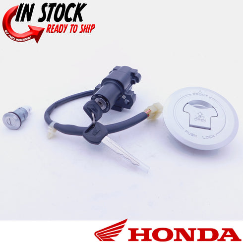 HONDA LOCK SET COMPLETE 2 KEYS 11-13 CBR250R 15-22 CBR300R OEM NEW 35010-KYJ-901